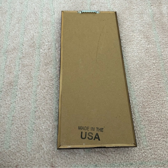 NOEL Art Print Christmas Decor Nativity & Angel in BROWN & GOLD FRAME - Picture 7 of 12